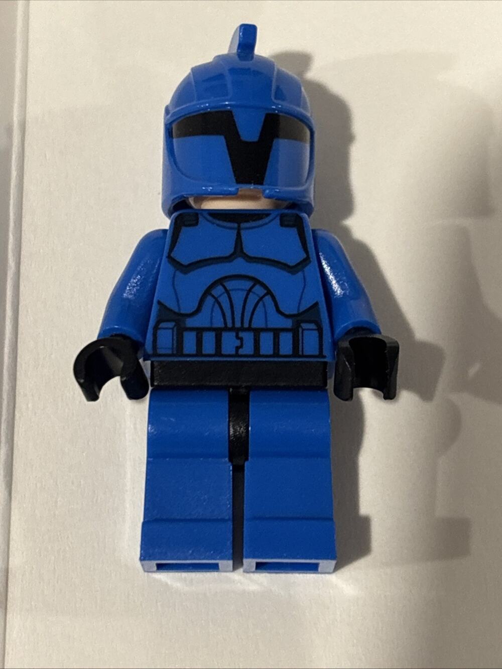 Lego Senate Commando Minifigure #sw0244 Plain Legs Large Eyes Set #8039 New